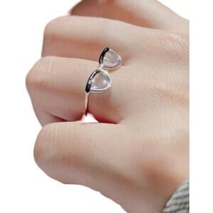 Ring Glasses Open Adjustable Unisex Fashion